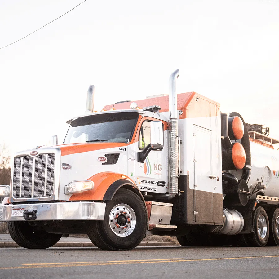 NG Companies hydrovac truck